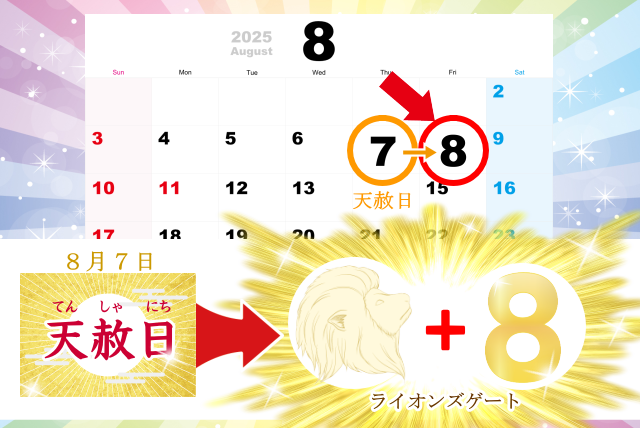 前日は天赦日