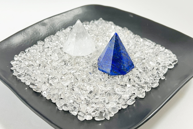 天然水晶さざれ石（使用例）