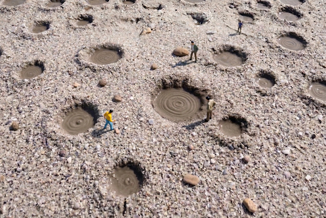 連鎖沼は所々に存在する