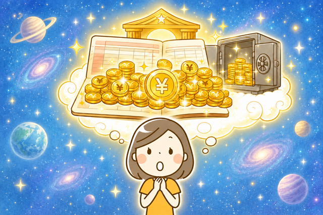 宇宙銀行にあるまだ受け取れていない残高